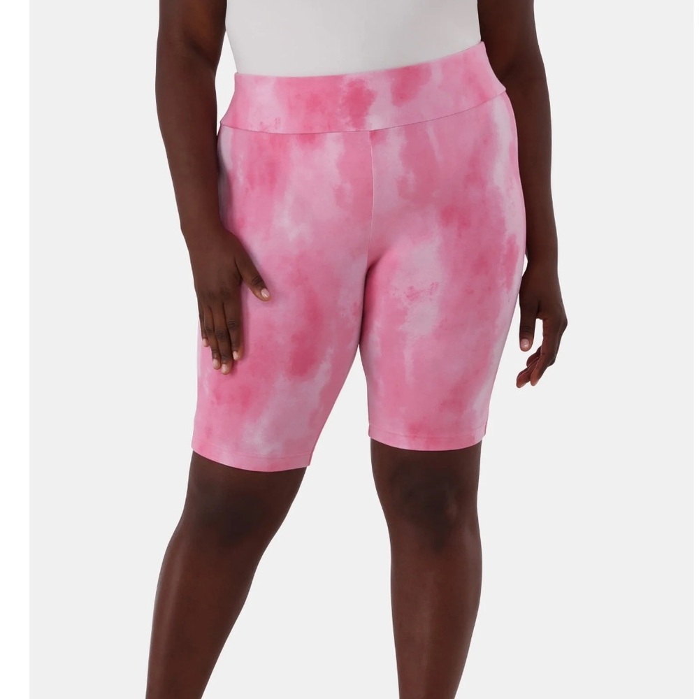 Terra & Sky Women’s Plus Biker Shorts, 9" Inseam - Picture 3 of 5